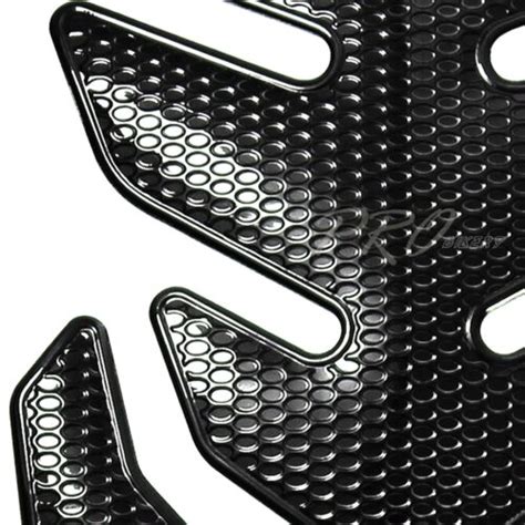 Pc Perforated Black Tank Pad Tank Fuel Cap Cover Gsxr