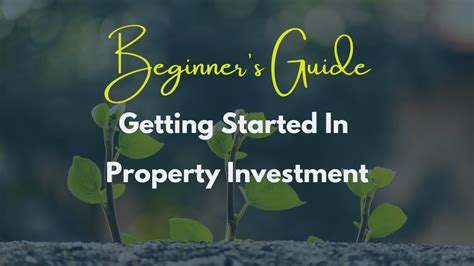 5 Top Tips For Getting Started In Property Investing Property Investment Uk Youtube