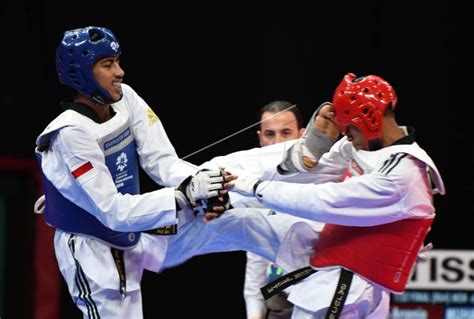 Taekwondo Kyorugi Putra Penyisihan Indonesia Vs Timor Leste Antara Foto