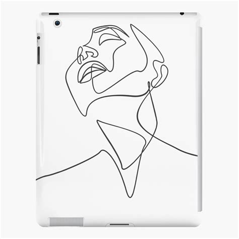 Coque Et Skin Adh Sive Ipad One Line Art Dessin Au Trait Sensuel