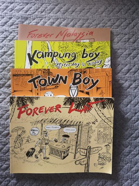 Lat Series X 4books Kampung Boy Town Boy Forever Lat Forever