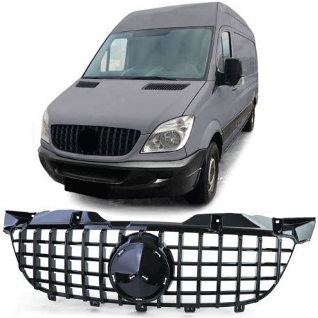 Sport Radiator Grille Black Gloss For Mercedes Sprinter W