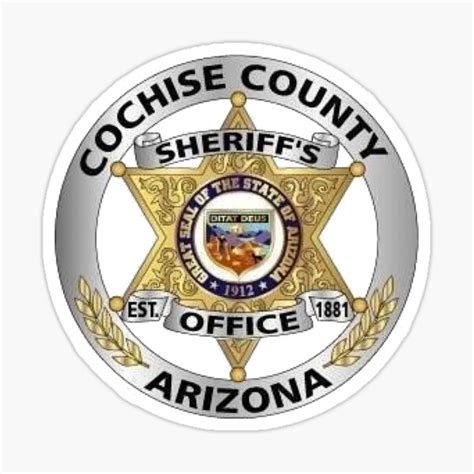 "Cochise County Arizona Sheriff's Office" Sticker for Sale by lawrencebaird | Redbubble