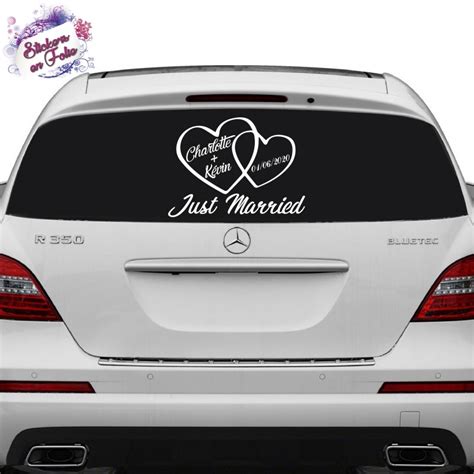 Stickers Just Married Personnalis S