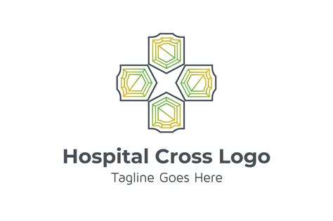 Hospital Cross Logo Graphic by TheHero · Creative Fabrica