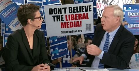 Best Msnbc Moment ‘dont Believe The Liberal Media Sign Crashes Set