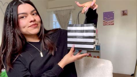 ASMR Sephora Haul Lots Of Tapping YouTube