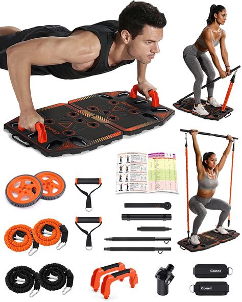 Buy Gonex Portable Home Gym Workout Equipment With Exercise