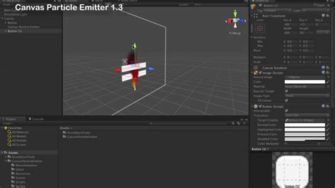 Unity Ui Canvas Particle Emitter Youtube