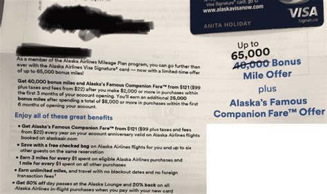 Targeted Bank Of America 65 000 Alaska Airlines Offer Doctor Of Credit