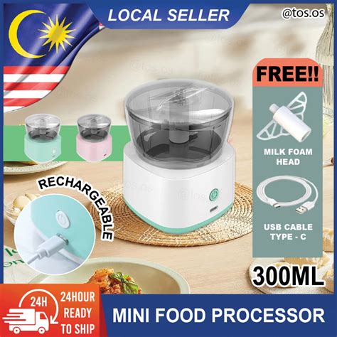 ml rechargeable mini food processor mini meat grinder mini chopper