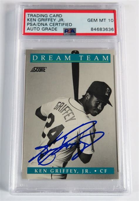 1991 Score Ken Griffey Jr Dream Team Card Values MAVIN