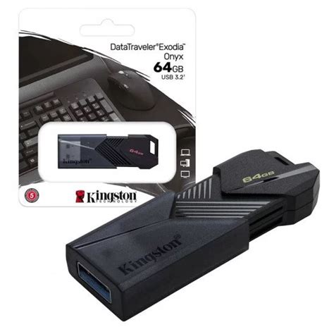 Kingston Datatraveler Exodia Onyx Usb Memory Flash Drive Gb