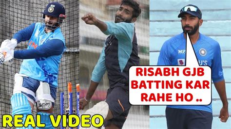 Good News Before The World Cup Rishabh Pant Was Seen Practicing