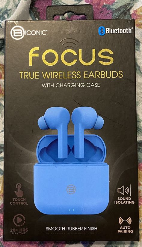 Biconic Focus True Wireless Earbuds With Bluetooth Choose Color Ebay