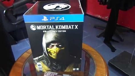 Unboxing Mortal Kombat X Kollector S Edition Español Latino Youtube