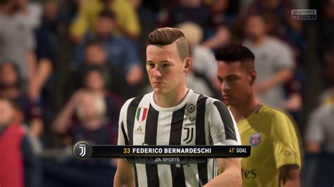 FIFA 18 Juventus Vs Paris Saint Germain Full Gameplay PS4 YouTube