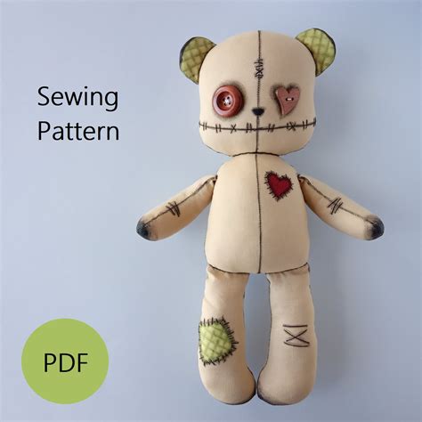 Teddy Bear Sewing Pattern Pdf Inspire Uplift