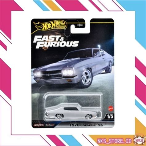 Hot Wheels Premium Fast Furious 1970 Chevelle SS Silver FNF Shopee Malaysia