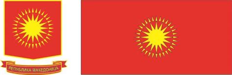 Официјалниот предлог за грб и знаме на Република Македонија јули 1992 ...