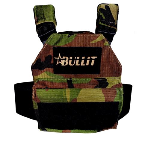 Hybrid Training Vest Performance Kit Woodland Camo Bullit Usa