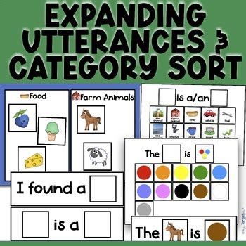 Expanding Utterances Describing Speech Activity Category Sort