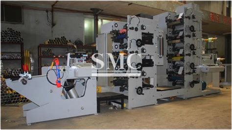 Flexo Printing Machine With Rotary Die Cutting Slitting Paper