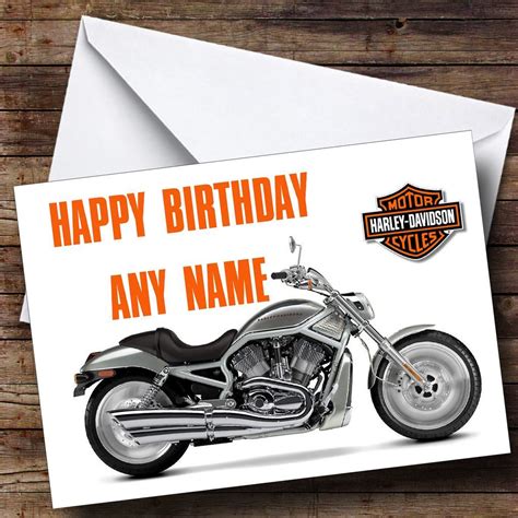 Happy Birthday Harley Davidson バースデーカード バースデー 誕生日