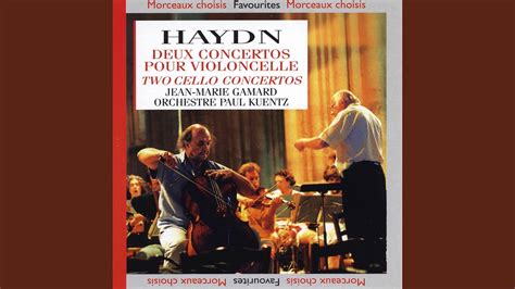 Concerto No En R Majeur Pour Violoncelle Orchestre Op Hob