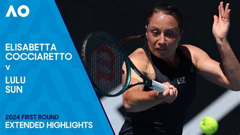 Elisabetta Cocciaretto V Lulu Sun Extended Highlights Australian Open