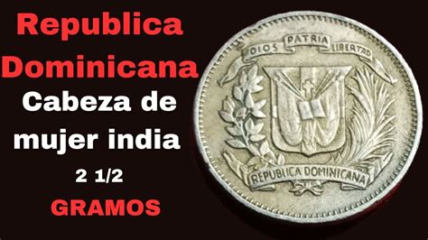 República Dominicana 10 Centavos 1973 Cabeza de mujer India 21 2