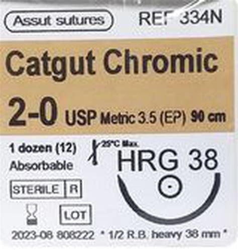 Catgut Chromic Hrg N