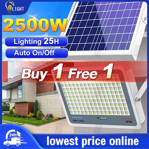 Year Warranty Lampu Solar W Solar Light Outdoor Lighting