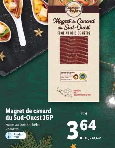 Promo Magret De Canard Du Sud Ouest IGP Chez Lidl