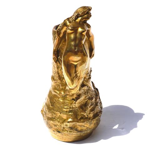 Charles Korschann Art Nouveau Gilt Bronze Nude For Sale At 1stDibs