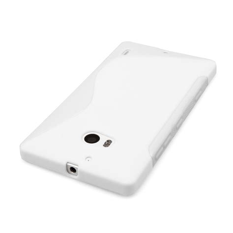 Caseflex Nokia Lumia Silicone Gel S Line Case White