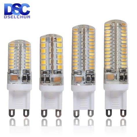 4 sztuk G9 LED 3W 4W 5W 6W 220V LED G9 lampa Led żarówka SMD 2835 3014