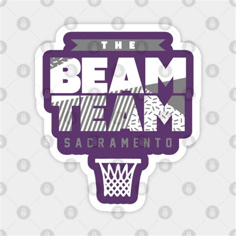 Beam Team Sacramento Basketball Kings Magnet Teepublic