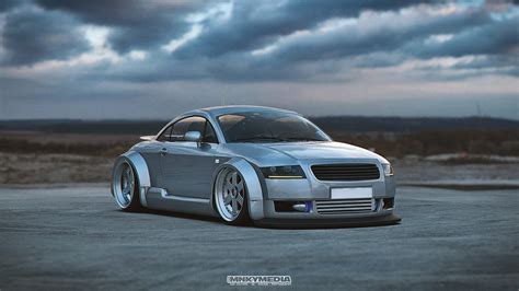 Badass Audi Tt Widebody Behance