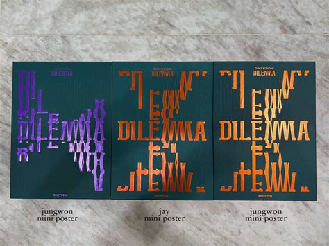 WTS Unsealed Enhypen Dimension Dilemma Album Hobbies Toys