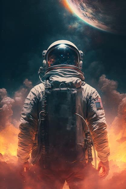 El Fondo De Pantalla De Astronauta Fondos De Pantalla Para Iphone Foto Premium