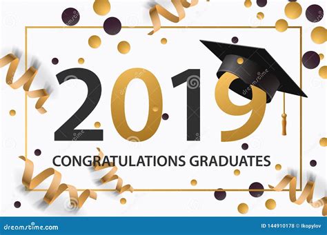 Graduating Class Of 2019 Poster Party Invitation Greeting Card In