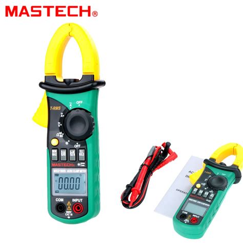 MASTECH MS2108S True RMS 6600 Counts Digital AC DC Current 600A Clamp