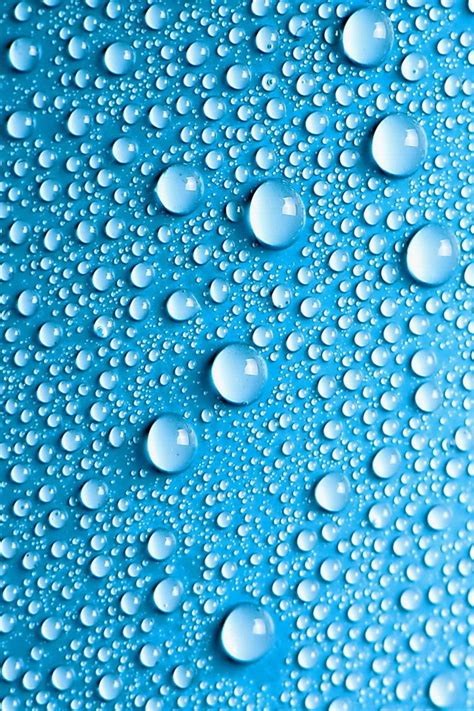 Blue Water Drops Wallpaper - WallpaperSafari