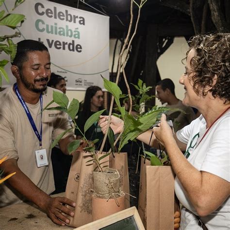 Celebra Cuiabá Verde distribui mais mil mudas nativas nesta quinta