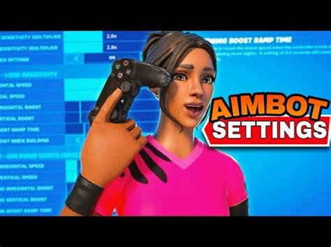 BEST Controller Aimbot Settings For 100 Accuracy In Fortnite Arena