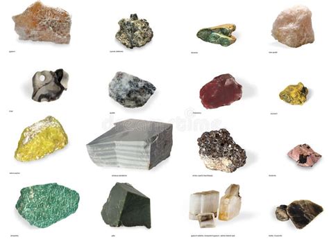 Names Of Rocks And Minerals