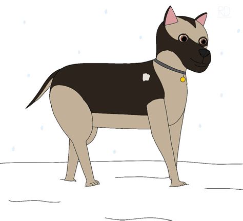 Monty Walking In The Snow By Robsondoodle On Deviantart