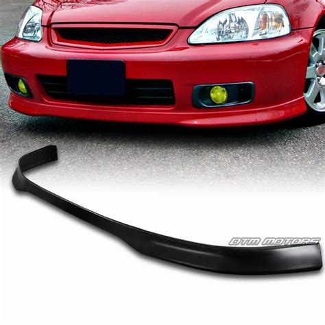 Purchase Polyurethane PU TR Style Front Bumper Lip Wing For 99 00 Honda