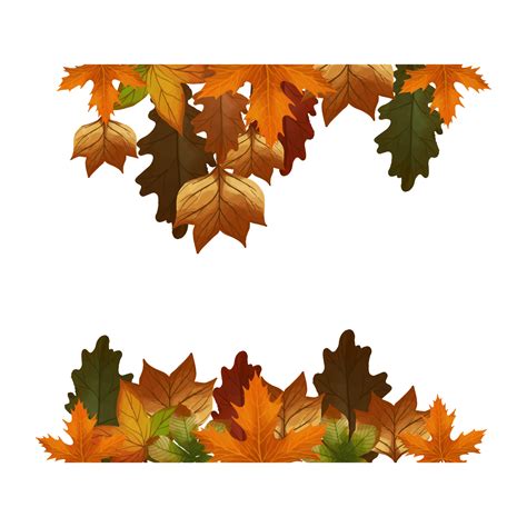 Fall Leaf Border Png